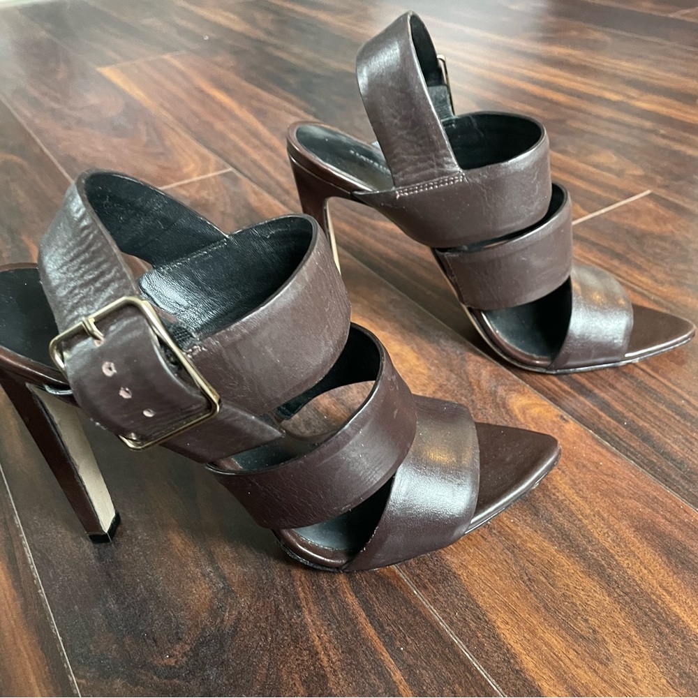 Chocolate Brown Alexander Wang sandals